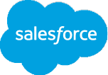 Logo of Salesforce.